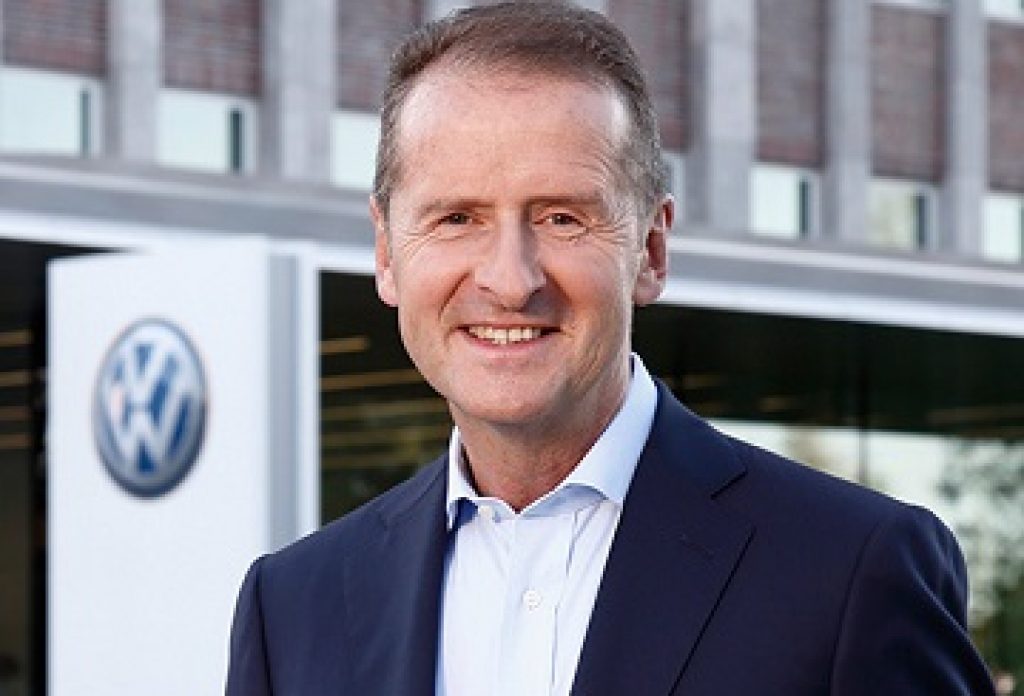 Herbert Diess Volkswagen CEO