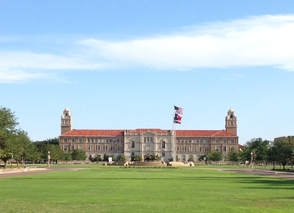 Texas Tech University Administration Building and Memorial Circle campus