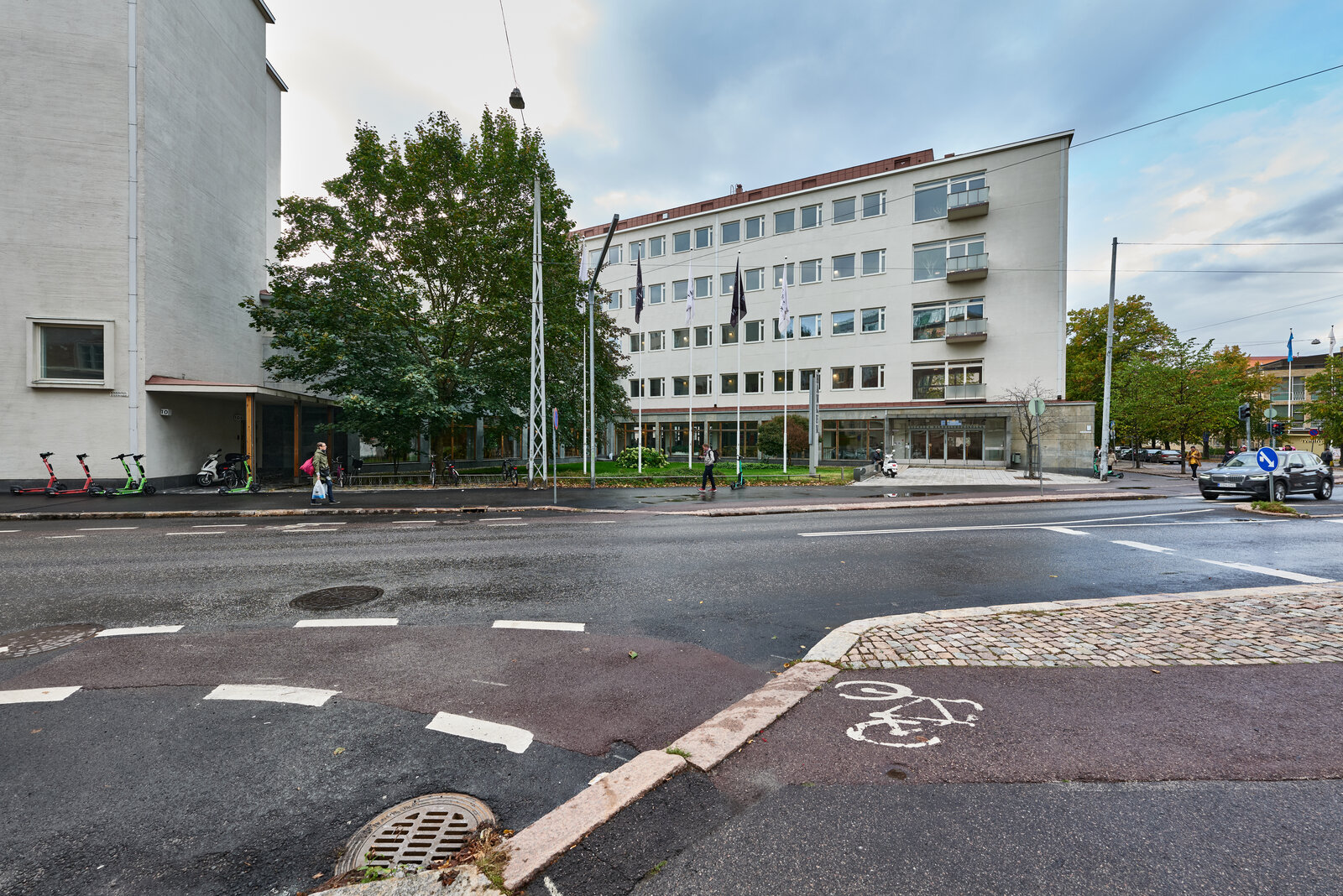 Hanken School of Economics building in Helsinki, Finland