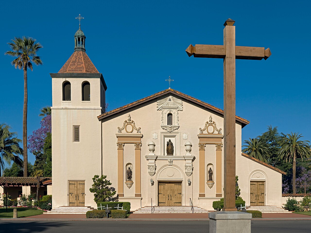 Mission Santa Clara de Asis at Santa Clara University campus