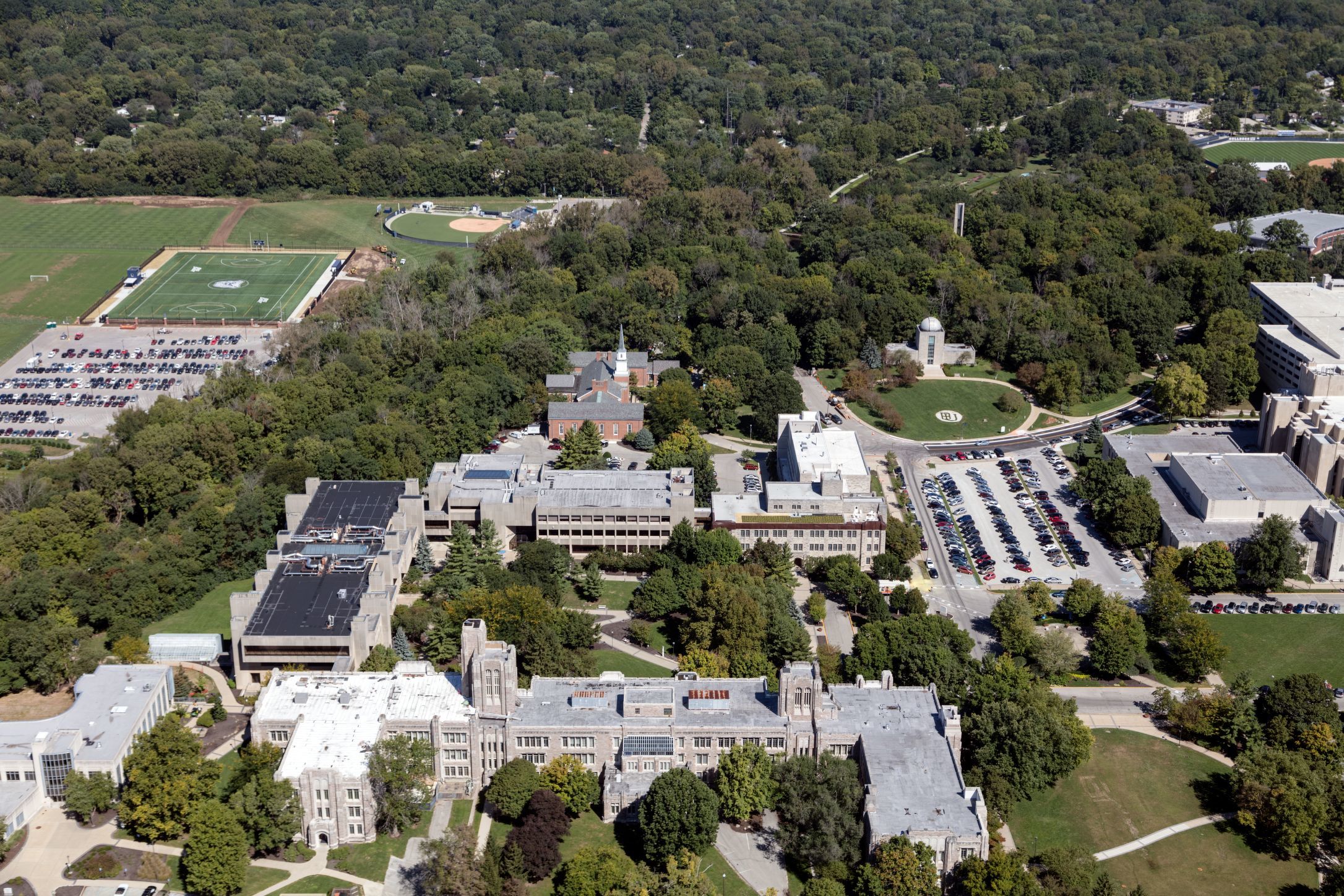 Butler University campus in Indianapolis Indiana