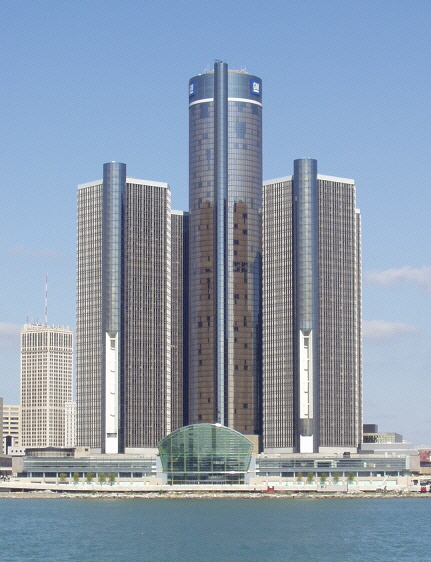 General Motors Renaissance Center Headquarters Detroit Michigan