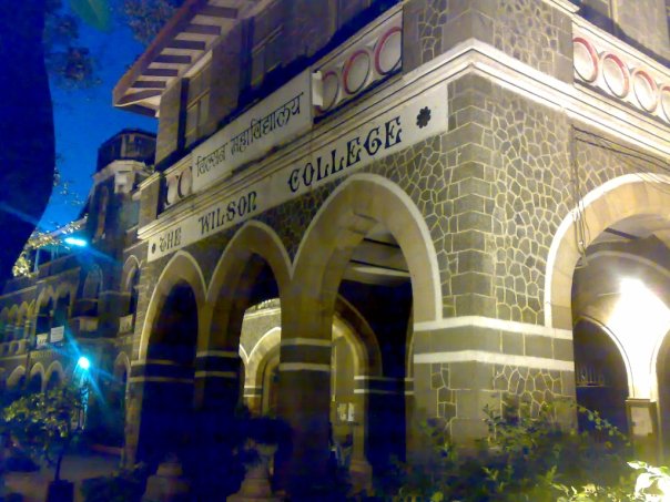 Wilson College Mumbai at Night