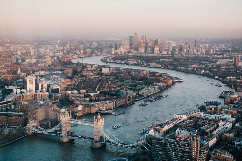 London financial district skyline where NatWest Group is headquartered
