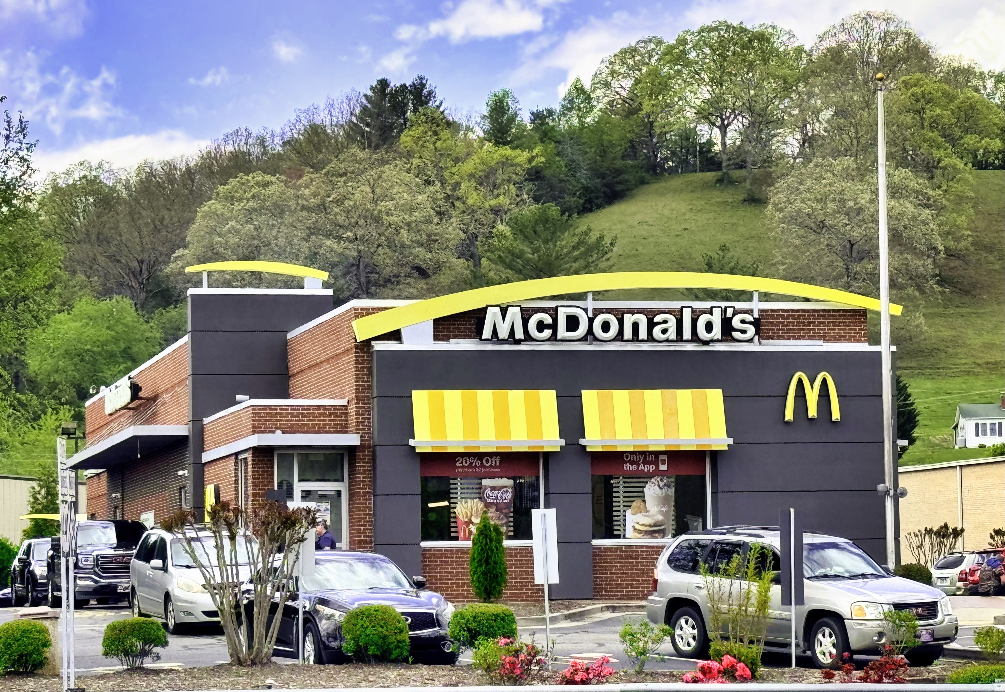 Modern McDonald's restaurant exterior