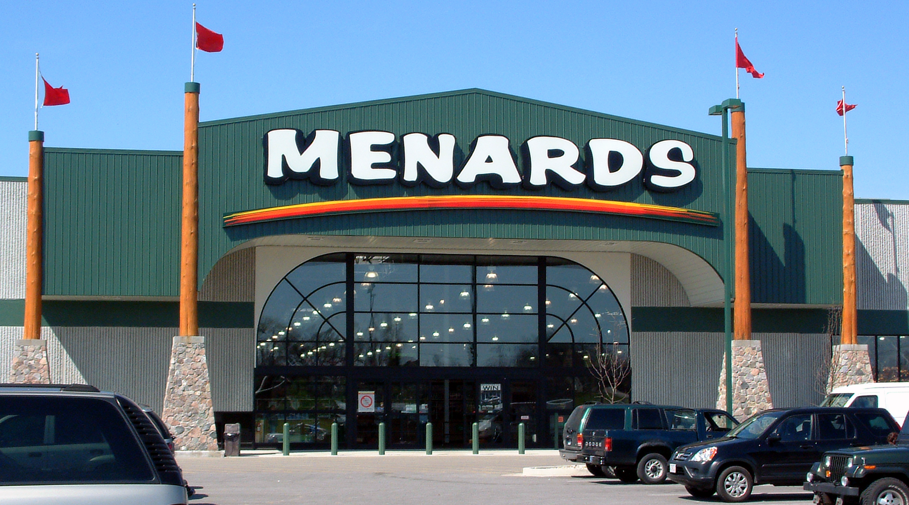 Menards home improvement store exterior in West Lafayette Indiana