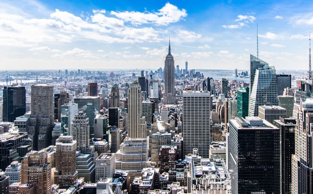 New York City skyline MetLife headquarters