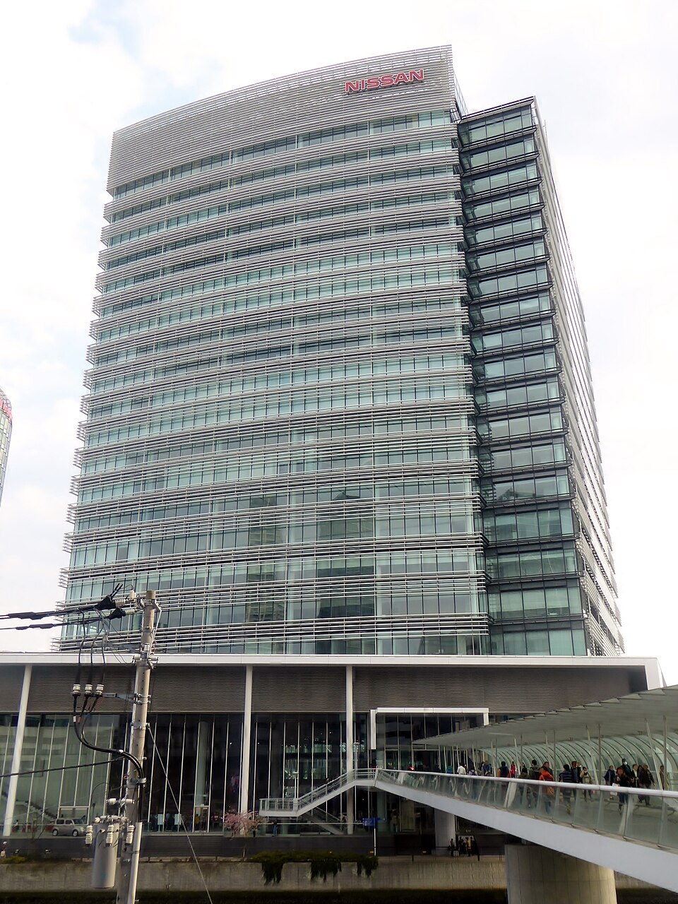 Nissan Global Headquarters Building in Yokohama Japan