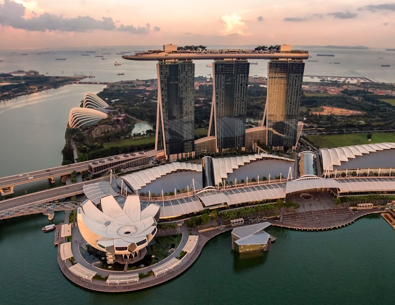 Singapore Skyline - DBS Bank Headquarters City