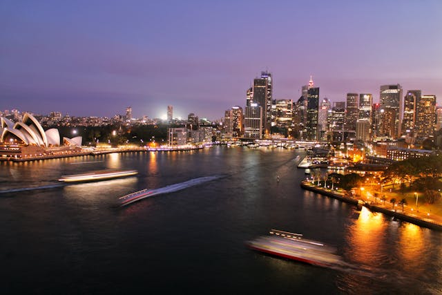 Sydney CBD skyline where Westpac is headquartered