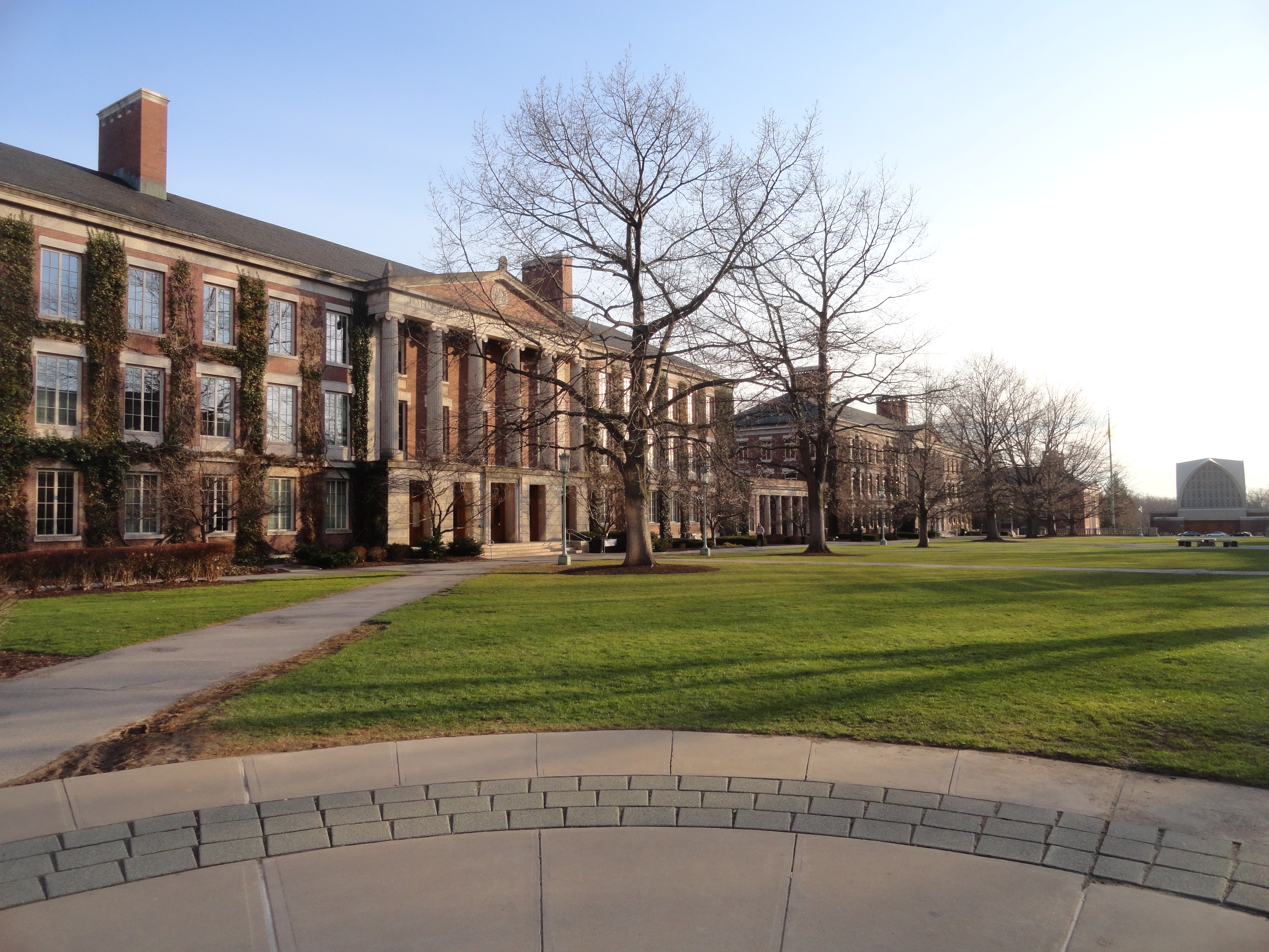 University of Rochester campus quad