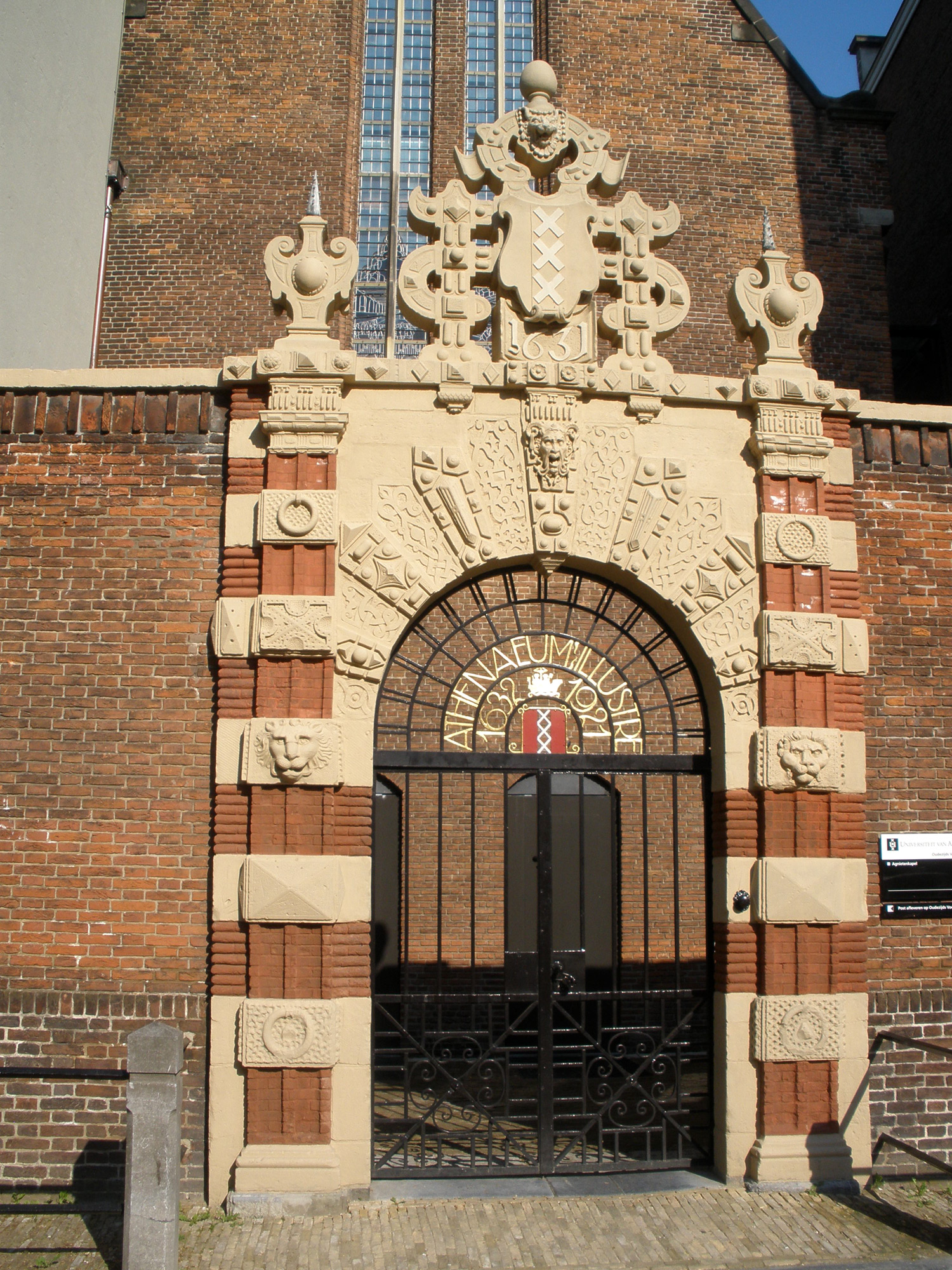 University of Amsterdam Agnietenkapel Gate