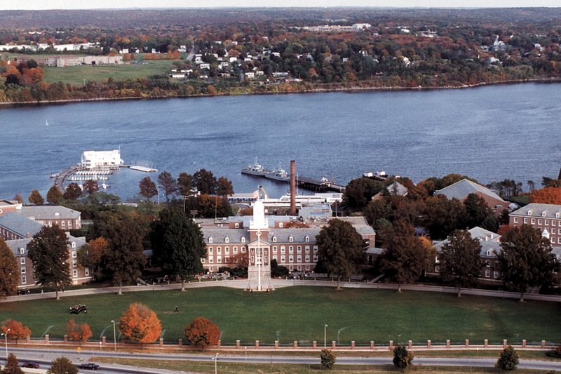 United States Coast Guard Academy campus in New London, Connecticut